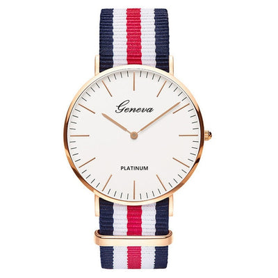 Nylon strap Style Quartz Women Watch