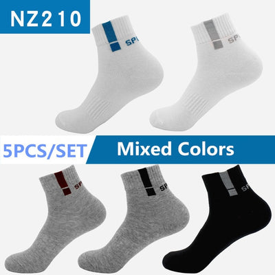 Free Shipping 5pairs / lot Men Cotton Socks