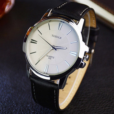 2019 Wristwatch Male Clock Yazole Quartz Watch Men