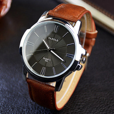 2019 Wristwatch Male Clock Yazole Quartz Watch Men