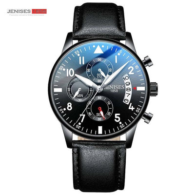 JENISES Men Watch Top Brand Luxury Quartz Watch