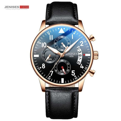 JENISES Men Watch Top Brand Luxury Quartz Watch