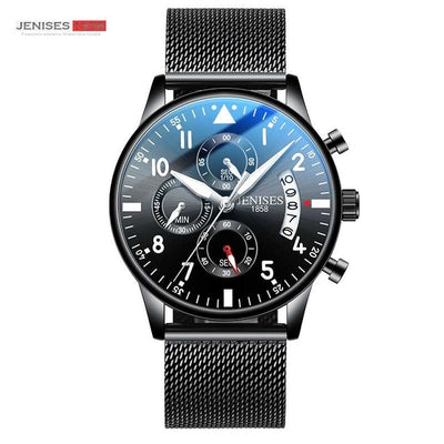 JENISES Men Watch Top Brand Luxury Quartz Watch