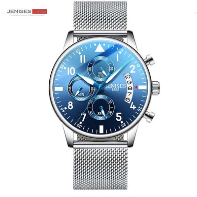 JENISES Men Watch Top Brand Luxury Quartz Watch