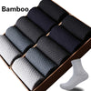 10 Pairs/Lot Men Bamboo Fiber Socks