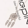 Silver Chain Dream Catcher Pendant Necklace Earrings