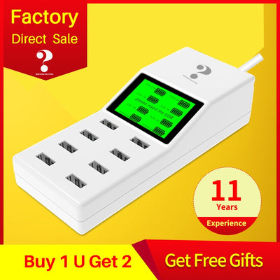 universal 8 ports smart USB charger