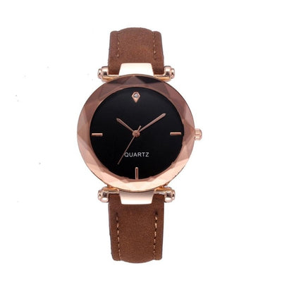 Fashion Women Leather Casual Watch