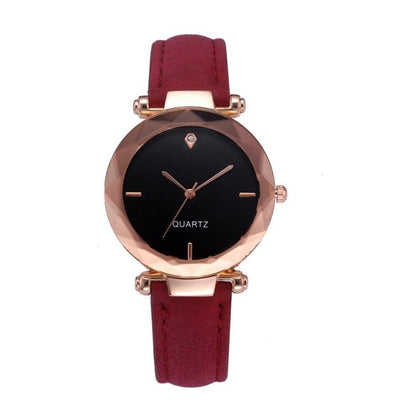 Fashion Women Leather Casual Watch