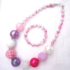 New Model child chunky beads necklaces