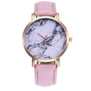 Luxury Marble textured Dial Watch Women Watches