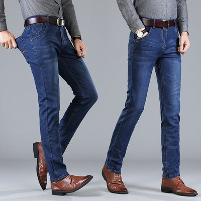 2019 Brand Men Jeans Thick Winter Autumn Style Jeans