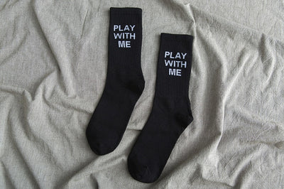 men's white black socks