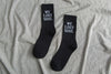 men's white black socks