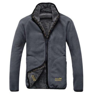 Winter Warm Polar Coral Fleece Men's Jacket