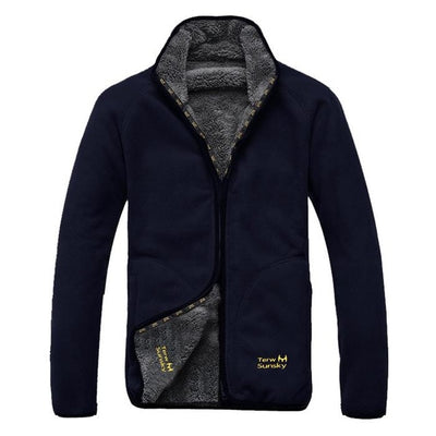 Winter Warm Polar Coral Fleece Men's Jacket