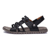 YIXI Summer Sandals Men Leather Casual Shoes