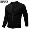 ZOGAA Spring Autumn Plus Size Mens Coats and Jackets