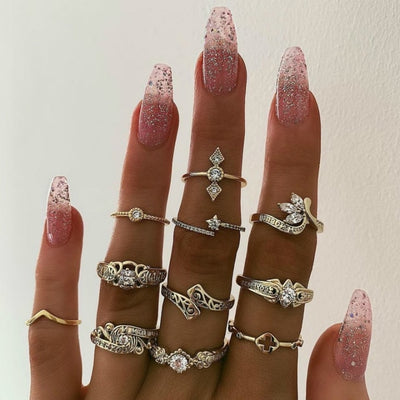 2019 Hot Fashion Multi Piece Women's Ring Sets