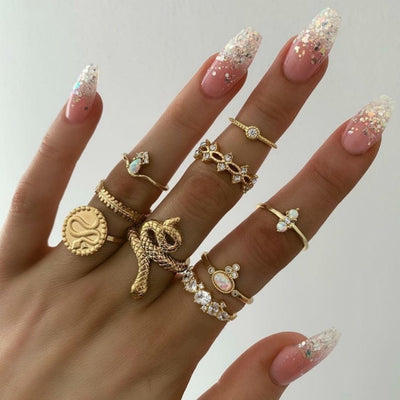 2019 Hot Fashion Multi Piece Women's Ring Sets