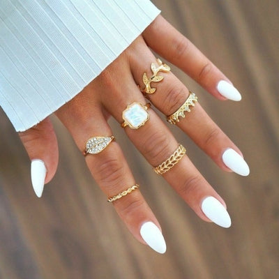 2019 Hot Fashion Multi Piece Women's Ring Sets