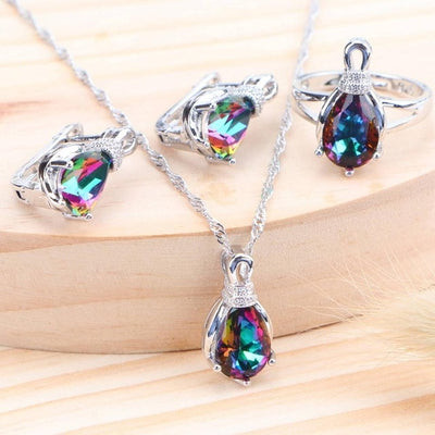 Sterling Silver Bridal Jewelry Sets