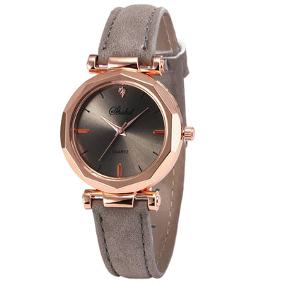 saatleri Quartz leather Wrist watches