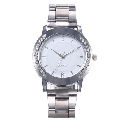 Reloj Mujer Women Stainless Steel Bracelet watch