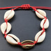 Handmade Natural Seashell Hand Knit Bracelet