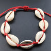 Handmade Natural Seashell Hand Knit Bracelet