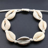 Handmade Natural Seashell Hand Knit Bracelet