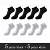 10 Pairs / Pack Men's Bamboo Fiber Socks