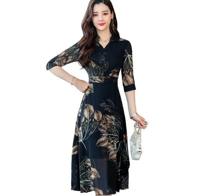 2019 New Fashion Spring Autumn Dresses Women